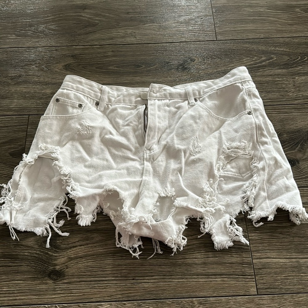 White Shorts